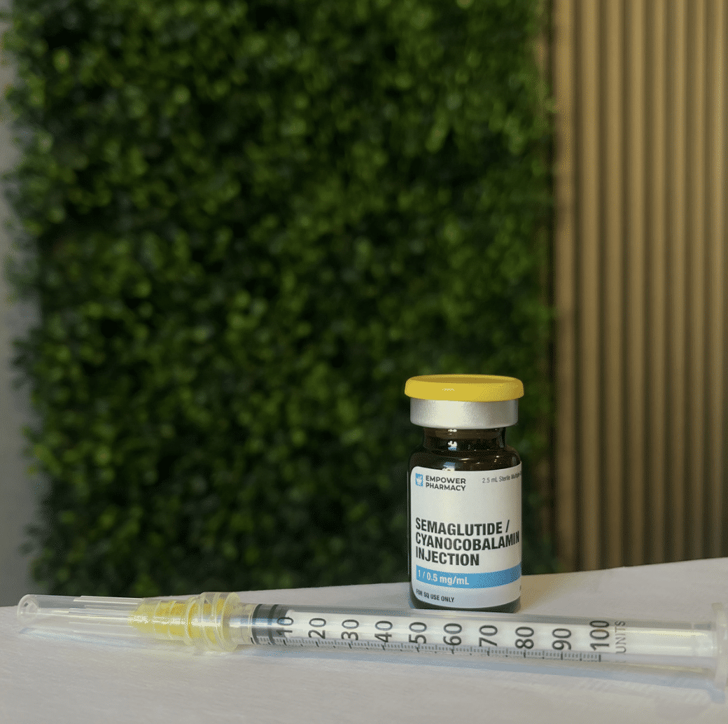 Vial and injection needle for Semaglutide