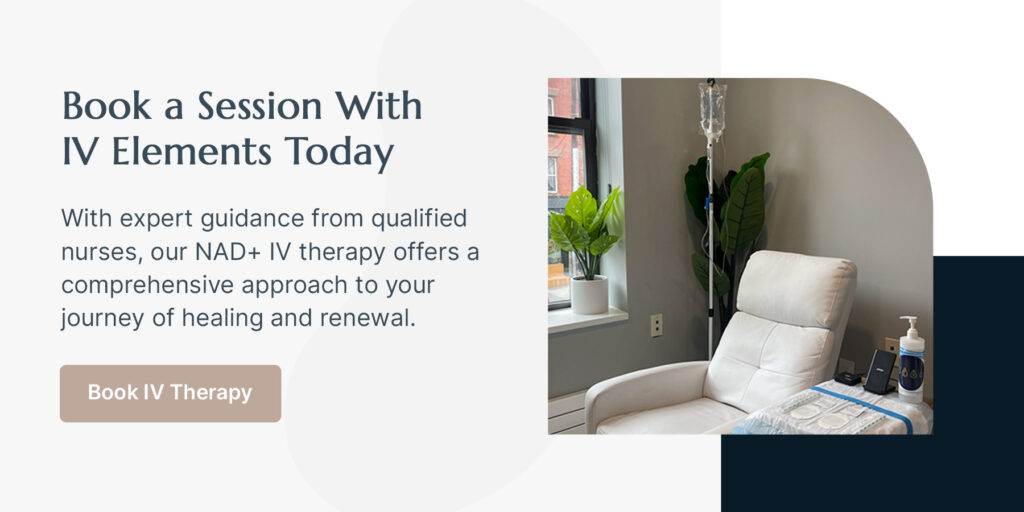 Book a Session With IV Elements Today