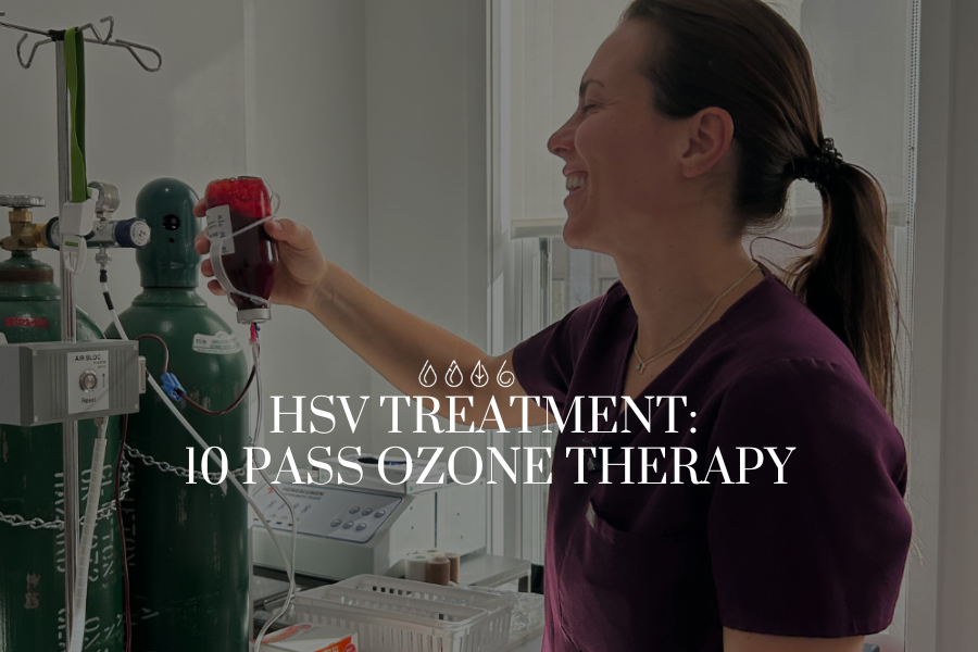 Decreases HSV Outbreaks with Powerful 10 Pass Ozone Therapy